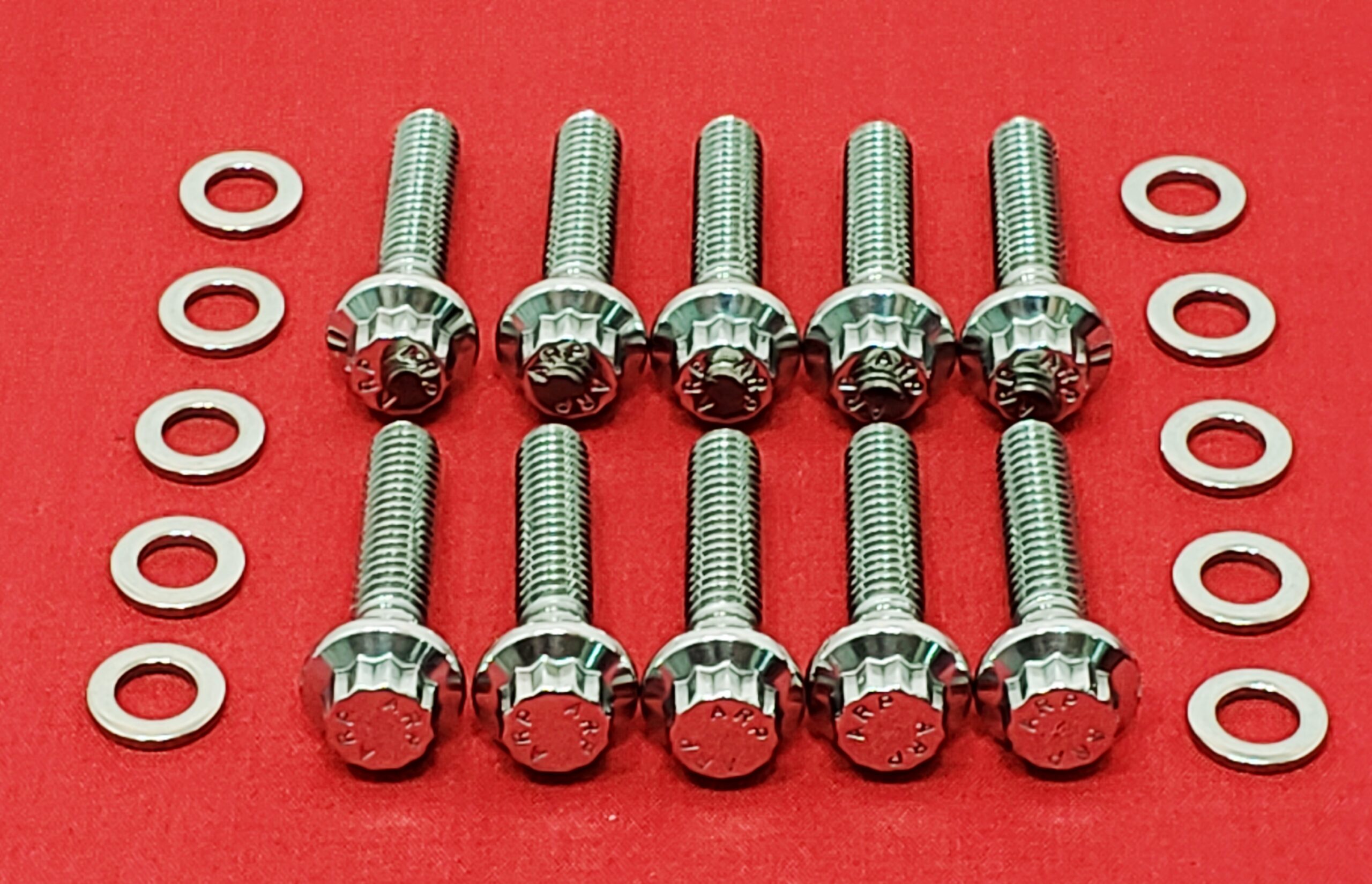 2007 & Up Softail Polished Grade 8 ARP Stainless Rear Fender Support Bolt Kit