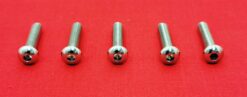 1999-2008 FLT-FLH Touring Ultra Road King Street Glide Road Glide Polished Buttonhead Stainless Rear Fender Support Bolt Kit