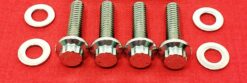 1999-2005 Dynas Polished Grade 8 ARP Stainless Rear Fender Support Bolt Kit