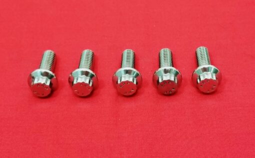 1999-2008 FLT-FLH Touring Show Polished Grade 8 ARP Stainless Rear Fender Support Bolt Kit