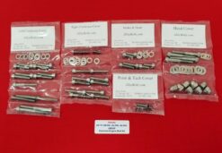 1968-75 HONDA CB350 CL350 SL350 POLISHED STAINLESS STEEL ENGINE BOLT KIT