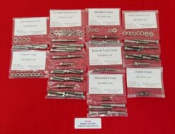 1975-77 HONDA CB400F POLISHED STAINLESS STEEL ENGINE BOLT KIT