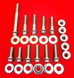 2008 FLH-FLT Touring Ultra Road King Street Glide Polished Grade 8 ARP Stainless Engine Mount Bolt Kit