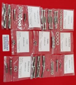 1974-78 HONDA XL100 POLISHED STAINLESS STEEL ENGINE BOLT KIT