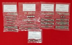 2003-2005 HONDA CRF150F POLISHED STAINLESS STEEL ENGINE BOLT KIT
