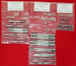 HONDA 1968-78 CB750 SOHC POLISHED STAINLESS STEEL CRANKCASE HALVES OIL PAN BOLT KIT