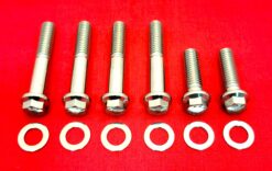 Ford 429 460 Grade 8 ARP Polished Stainless Steel C-6 Bellhousing Bolt Kit for Stick/ Manual