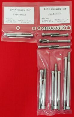 HONDA CB350 CL350 SL350 TWIN POLISHED STAINLESS STEEL CRANKCASE HALVES BOLT KIT