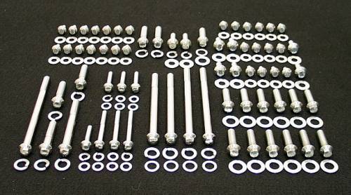 JEEP V8 OIL PAN BOLTS STAINLESS STEEL KIT 290 304 343 360 390 401 AMC