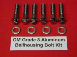 GM Grade 8 Stainless ARP Aluminum Bellhousing Kit