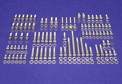 Small Block Ford 260-289-302 Stainless Engine Hex Bolt Kit (D)