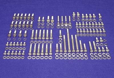 Small Block Ford 260-289-302 Stainless Engine Hex Bolt Kit (P)