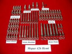 281 Pc 426 Hemi Stainless Hex Engine Bolt Kit