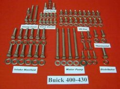 215 Pc Buick 400-430 Stainless Hex Engine Bolt Kit