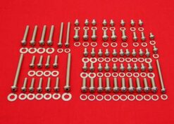 Pontiac V-8 Polished Button Head Bolt Kit