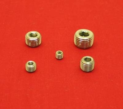 1/8 Stainless Hex Socket Tapered Pipe Plug