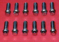 Set of 12 ARP 3/8 x 1 Header Bolts With 6pt Head