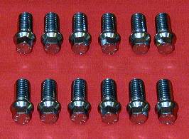 Set of 12 ARP 3/8 x 3/4 Header Bolts With 6pt Head