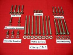 LT-1 LT-4 350 Stainless Steel Top Half Allen Bolt Kit