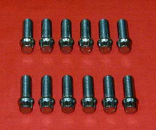 Set of 12 ARP 3/8 x 1 Header Bolts With 12pt Head
