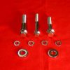 2000 & Up Softail Show Polish Grd 8 Front Footboard Bolt Kit