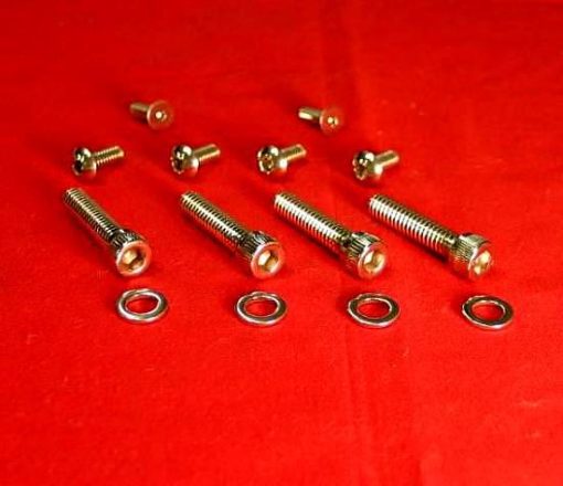 1982-1995 Show Polished Harley Switches & Levers Bolt Kit