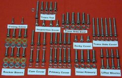 1987-90 FLT-FXR EVO Polished Stainless Allen Bolt Kit