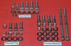 2004 & Up Harley Sportster Polished Grade 8 Engine Mount