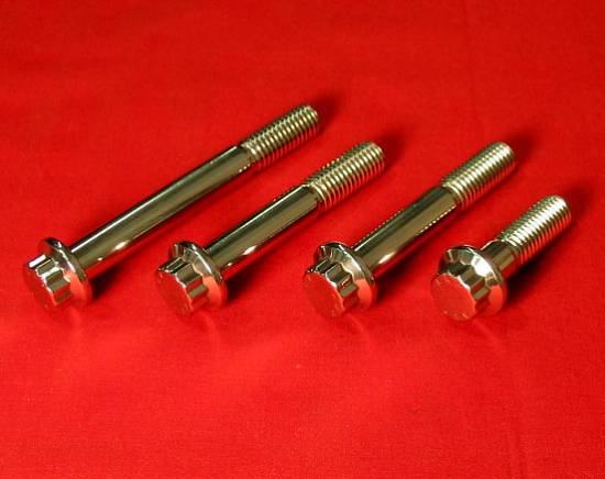 Kawasaki  ER6N 09-11 Stainless Steel Hex Front Caliper Mounting Bolts 