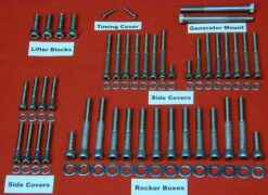 1977-1984 1/2 Sportster Ironhead Polished Allen Kit