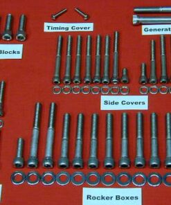 1977-1984 1/2 Sportster Ironhead Polished Allen Kit