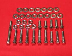 1999-2006 FLH-FLT Polished Grade 8 Stainless Engine Mount Kit