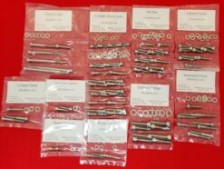 SUZUKI 1978-1980 GS1000 CHAIN DRIVE POLISHED STAINLESS STEEL ENGINE BOLT KIT SET