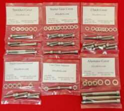 SUZUKI 1986-1996 GSXR750 GSX750F POLISHED STAINLESS STEEL ENGINE BOLT KIT