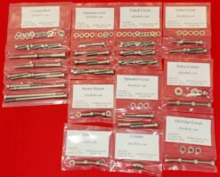 SUZUKI 1986-2004 LS650 SAVAGE 2005 & UP BOULEVARD S40 POLISHED STAINLESS STEEL ENGINE BOLT KIT SET