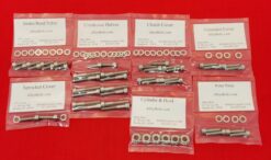 1983-1985 Tecate 3 Polished Stainless Steel ATV Engine Only Bolt Kit