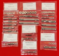 1983-1985 ATC200X Polished Stainless Steel Engine Only Bolt Kit