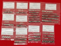 HONDA 1993 & UP XR650L POLISHED STAINLESS STEEL ENGINE BOLT KIT