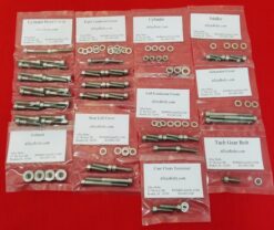 YAMAHA 1982-83 DOHC XS400 MAXIM POLISHED STAINLESS STEEL ENGINE BOLT KIT