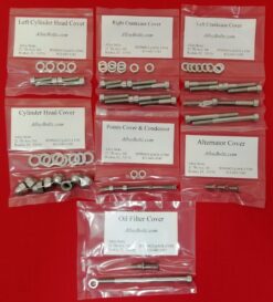 HONDA CL72 CL77 SCRAMBLER POLISHED STAINLESS STEEL ENGINE BOLT KIT