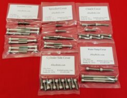 YAMAHA 1996-2013 XVZ13 XVZ1300 ROYAL STAR POLISHED STAINLESS STEEL ENGINE BOLT KIT