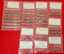 1983-1986 HONDA XR350R POLISHED STAINLESS STEEL ENGINE BOLT KIT