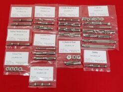 YAMAHA 1975-1978 XS500 POLISHED STAINLESS STEEL ENGINE BOLT KIT