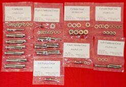 1968-74 TX-125 Rapido Polished Allen Bolt Kit