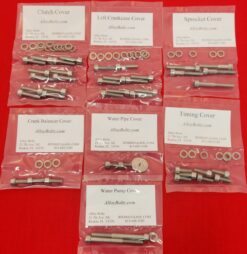 TRIUMPH 1991-2004 TROPHY SPRINT TRIDENT 900 POLISHED STAINLESS STEEL ENGINE BOLT KIT