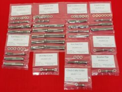 Yamaha 2009-2019 EFI YFZ450R Show Polished Stainless Engine Bolt Kit