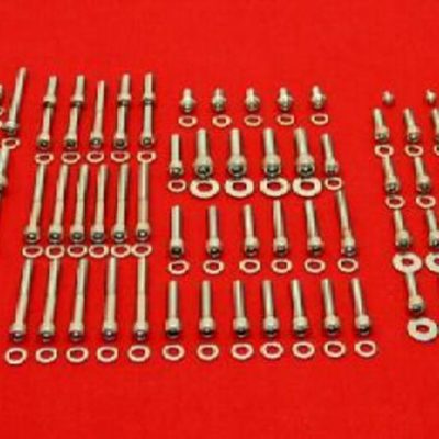 1986-87 ATC200X Polished Stainless Engine Only Bolt Kit