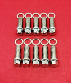 Set of 10 ARP 3/8 x 1 Header Bolts With 6pt Head