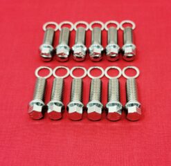 Set of 12 ARP 3/8 x 1 Header Bolts With 6pt Head