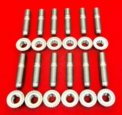 Set of 12 ARP Grade 8 Stainless Steel 3/8 Header Stud Kit